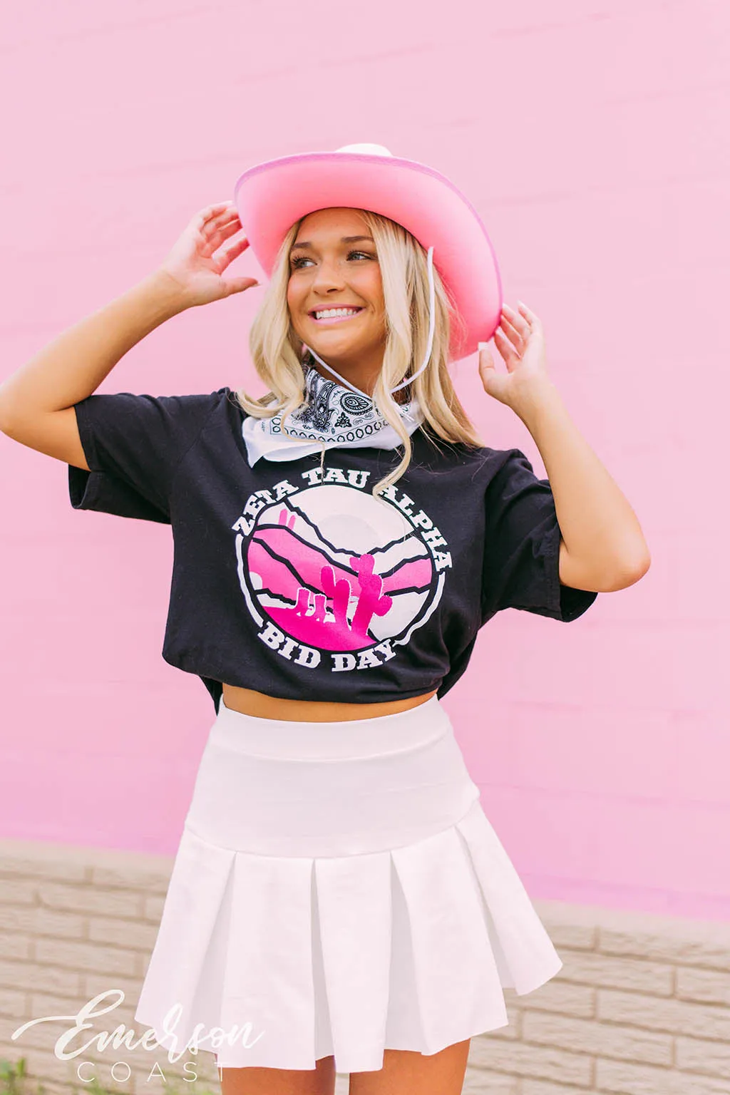 Zeta Tau Alpha Western Cowgirl Bid Day Tee